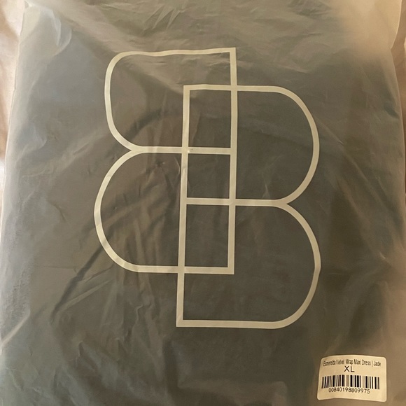 Esmeralda velvet wrap maxi dress. - Picture 5 of 5